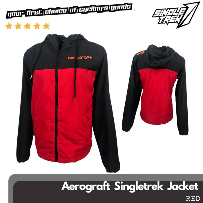 Jacket Singletrek Aerograft bahan 