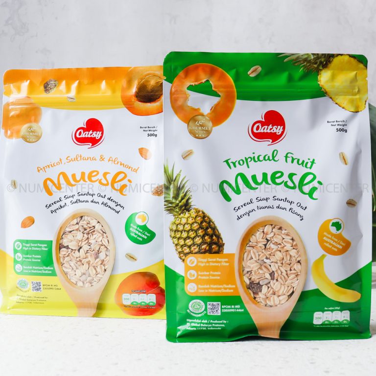 500G MUESLI TROPICAL FRUIT SEREAL OAT OATSY NUMI Center