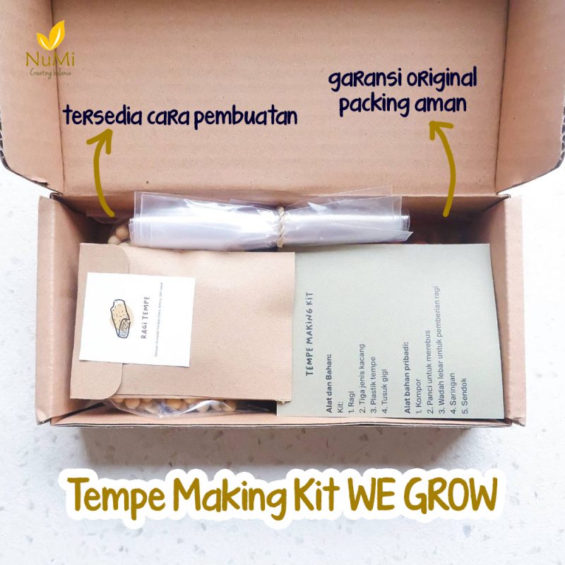 GIY TEMPEH MAKING KIT grow it yourself tempe WEGROW LIFE NUMI Center