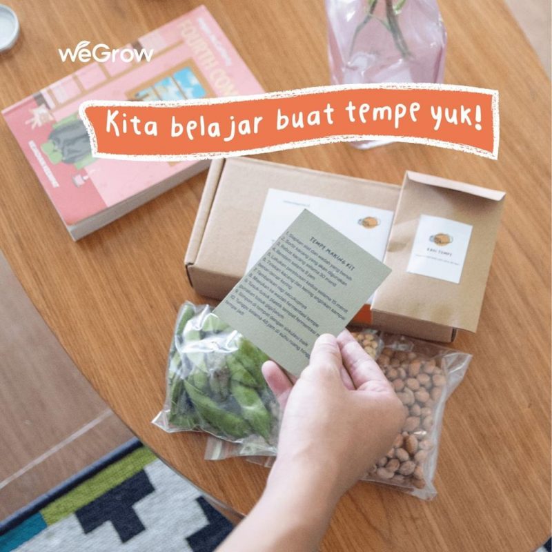 GIY TEMPEH MAKING KIT grow it yourself tempe WEGROW LIFE NUMI Center