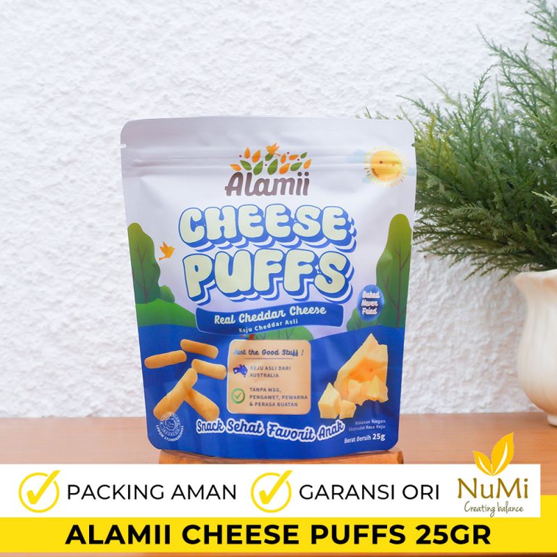 25G ALAMII CHEESE PUFFS snack bayi ALAMII FOOD NUMI Center