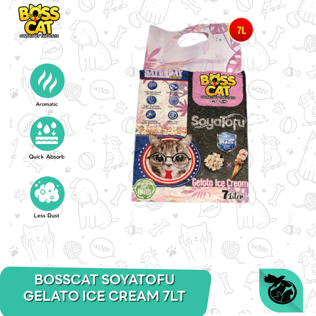 Pasir Kucing Boss Cat Tofu Soya Gumpal Wangi 7 Liter - Image 7