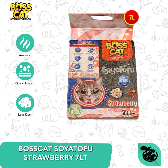 Pasir Kucing Boss Cat Tofu Soya Gumpal Wangi 7 Liter - Image 6