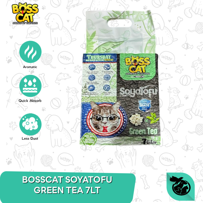 Pasir Kucing Boss Cat Tofu Soya Gumpal Wangi 7 Liter - Image 5