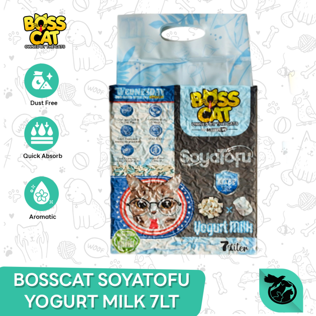 Pasir Kucing Boss Cat Tofu Soya Gumpal Wangi 7 Liter - Image 4