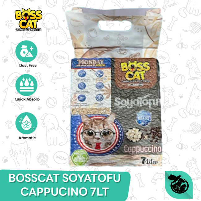 Pasir Kucing Boss Cat Tofu Soya Gumpal Wangi 7 Liter - Image 2