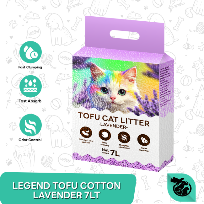 Pasir Kucing Legend Tofu Soya Cat Litter Gumpal Wangi 7 Liter - Image 2