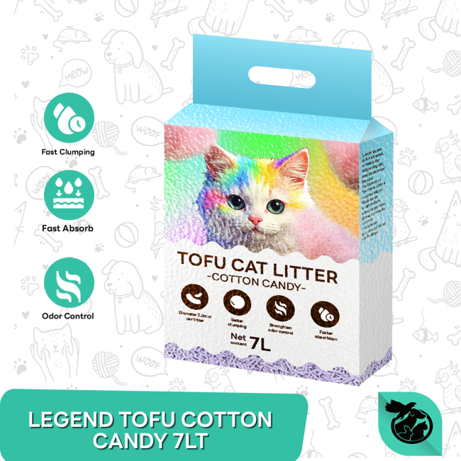 Pasir Kucing Legend Tofu Soya Cat Litter Gumpal Wangi 7 Liter - Image 3