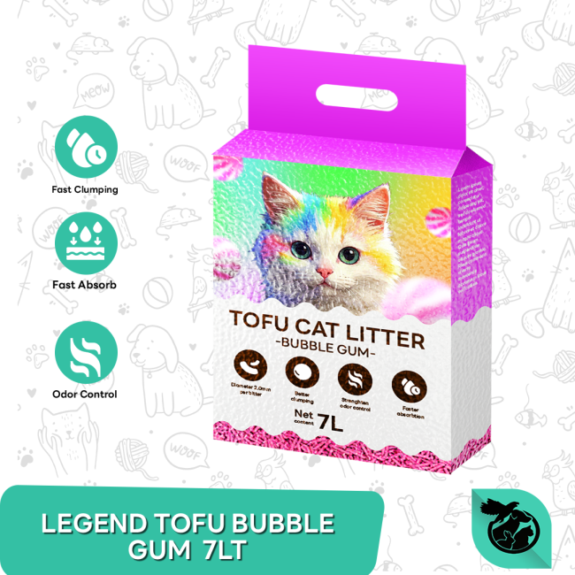 Pasir Kucing Legend Tofu Soya Cat Litter Gumpal Wangi 7 Liter - Image 4