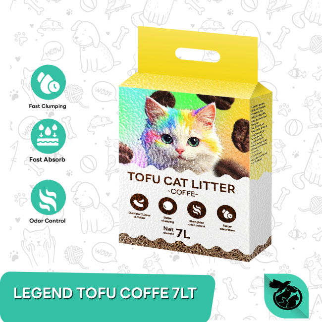 Pasir Kucing Legend Tofu Soya Cat Litter Gumpal Wangi 7 Liter - Image 5