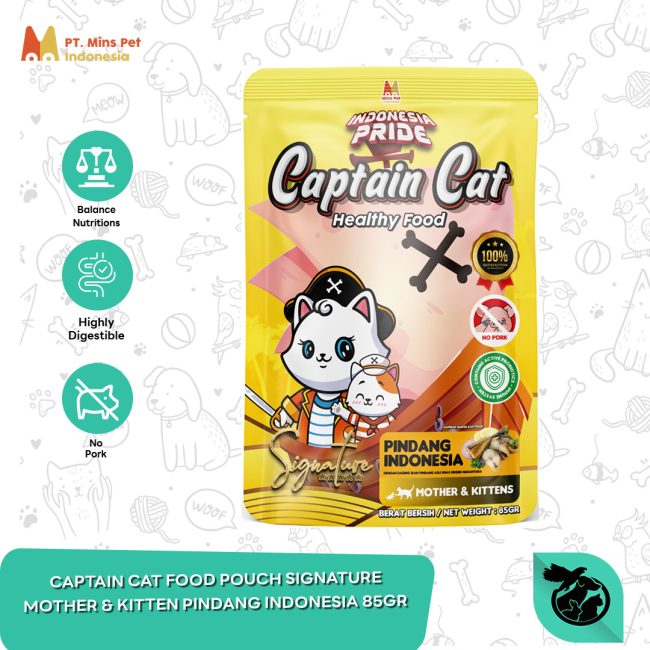 Makanan Basah Kucing Captain Pouch 85 Gram - Image 7