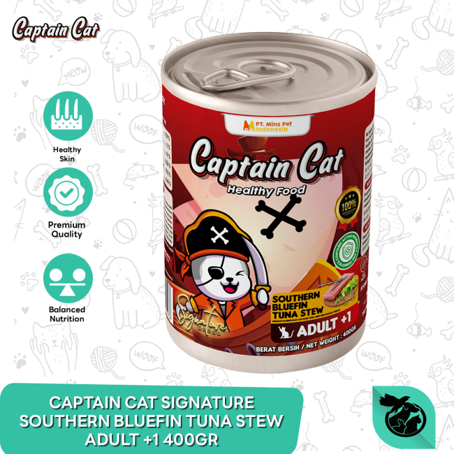 Captain Cat Signature Can Adult Mother Kitten Makanan Kucing Basah Kaleng 400 gr - Image 4