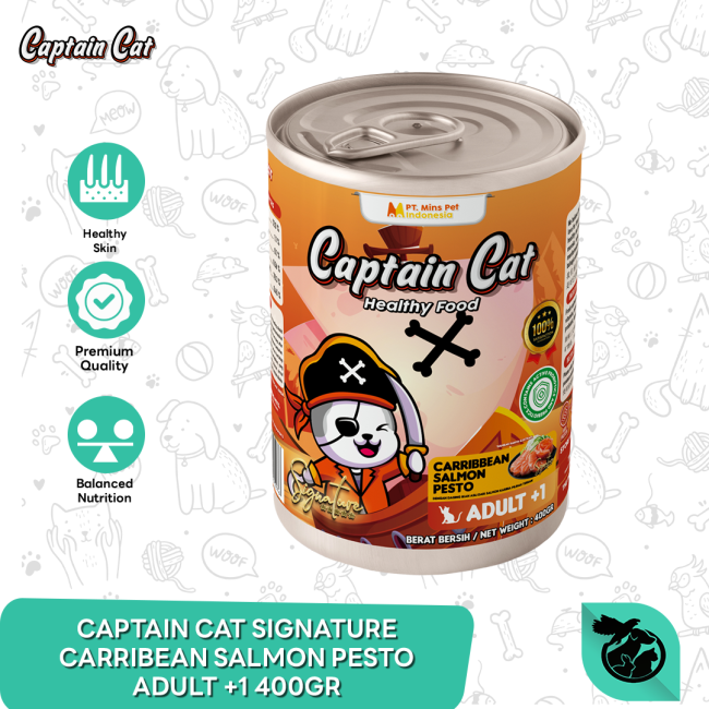 Captain Cat Signature Can Adult Mother Kitten Makanan Kucing Basah Kaleng 400 gr - Image 5