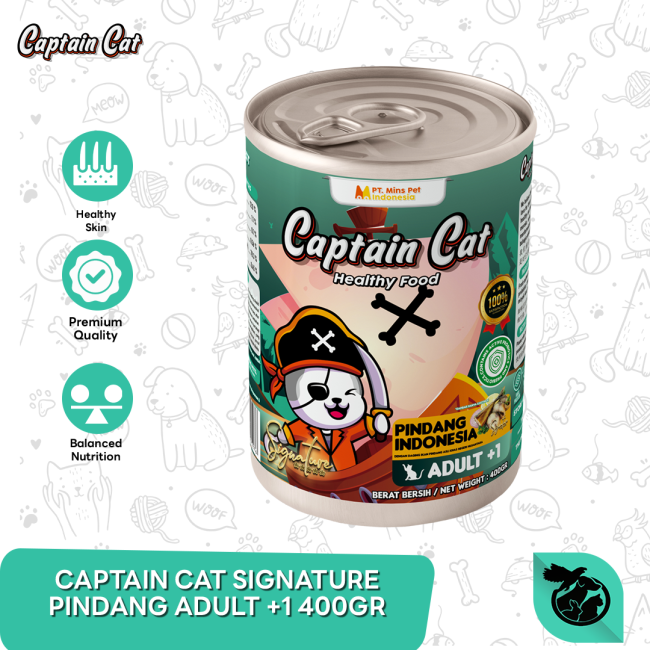 Captain Cat Signature Can Adult Mother Kitten Makanan Kucing Basah Kaleng 400 gr - Image 7