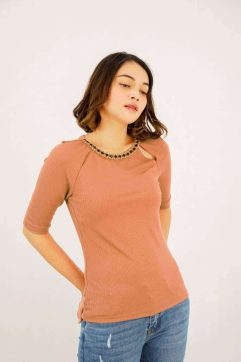 Caiden Ripped Edge Asymmetrical Skort 85544