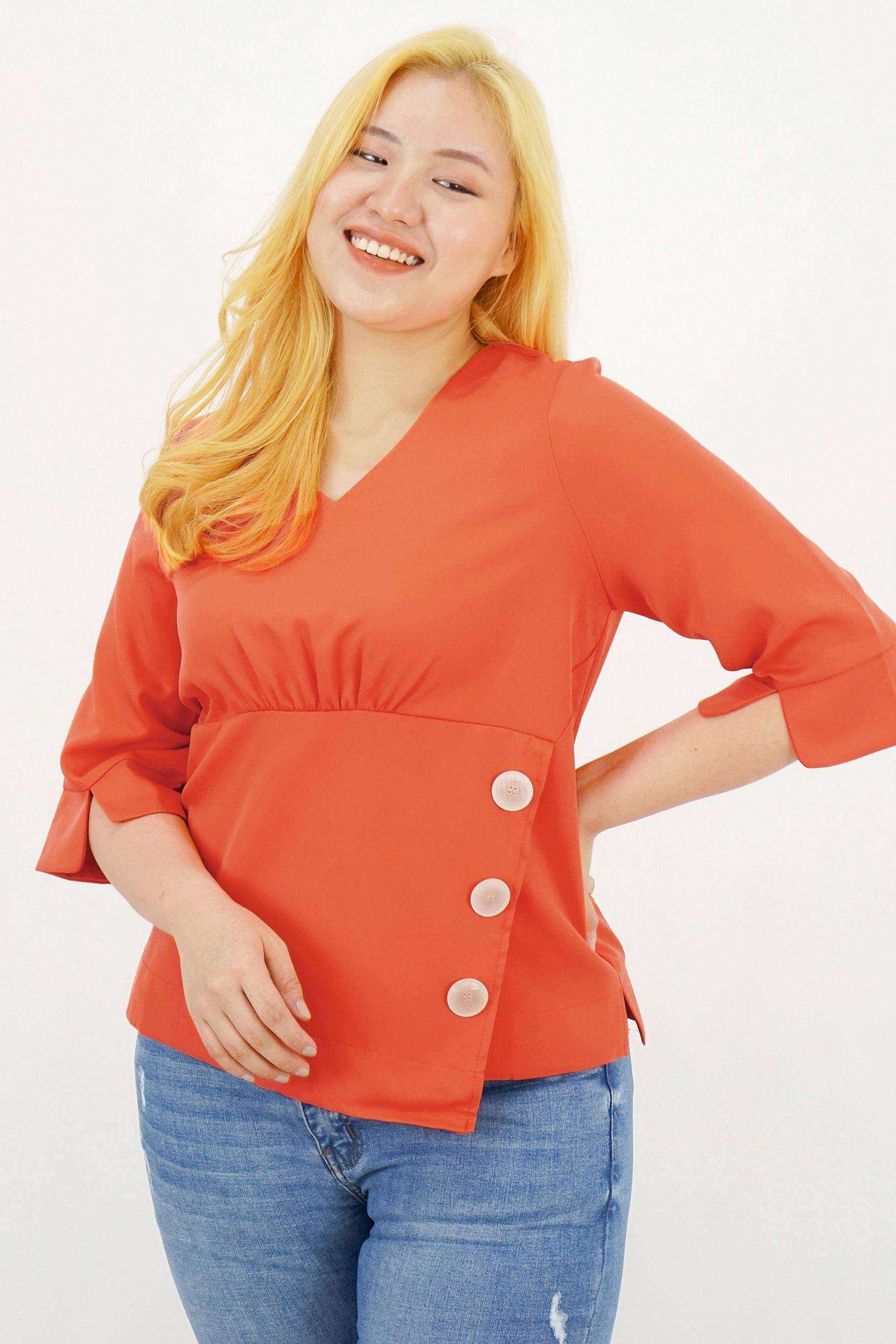 Qiang Embroidery Cheongsam Top 85677