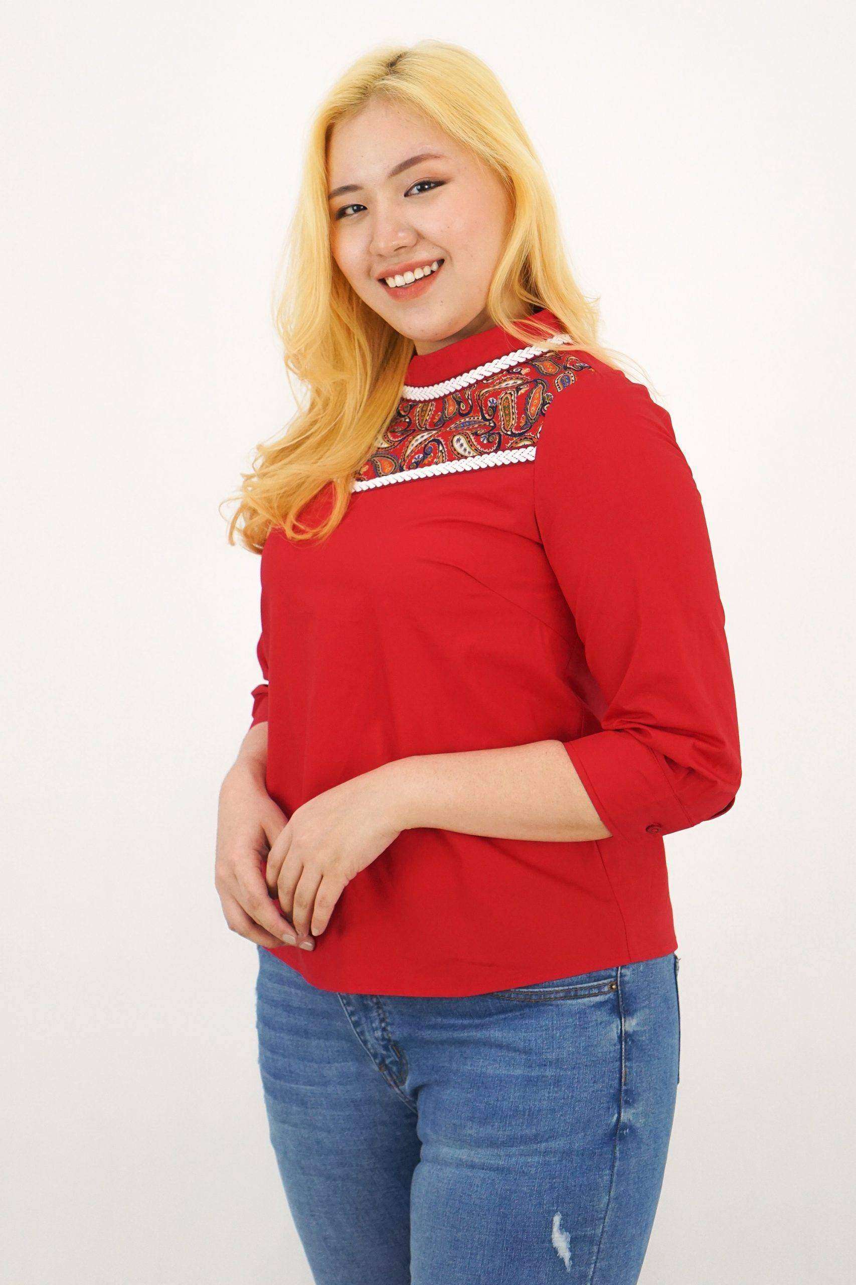 Vicky Anglaise Puff Sleeves Top 85570