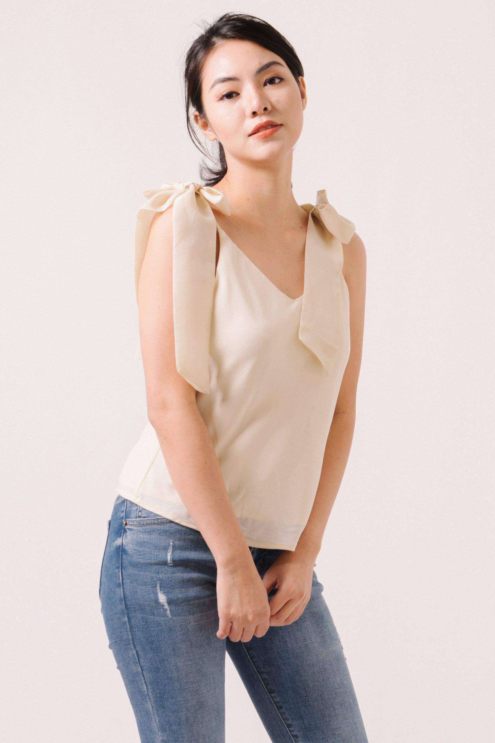 Zheva Pearl Neckline Romper 85923