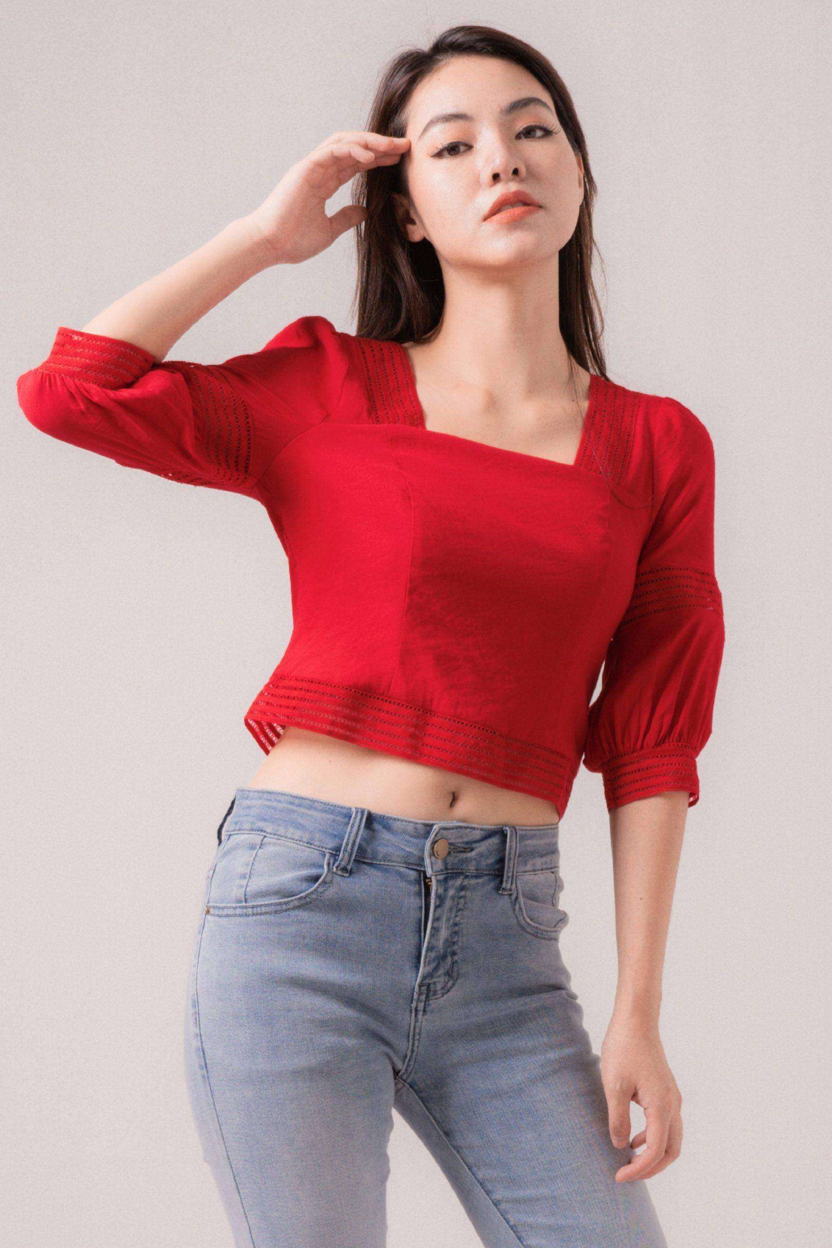 Zevaya Ripped Pearl Pants 5145