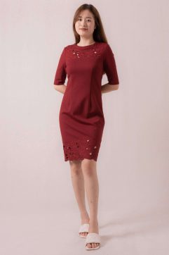 Hailey Bow Belt Peg Leg Pants 82331