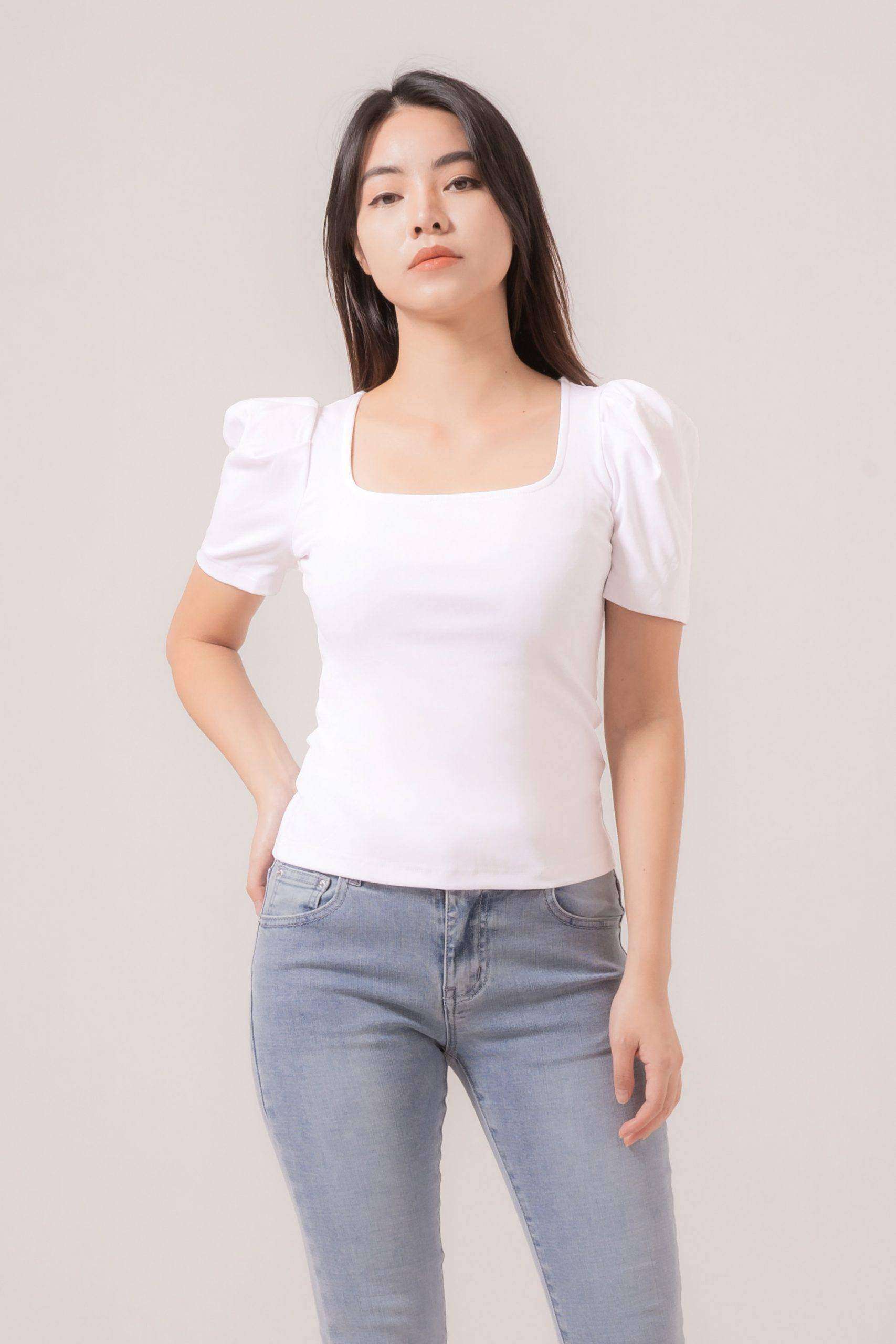 Ashlynne Madras Flower Embroidery Top 85599