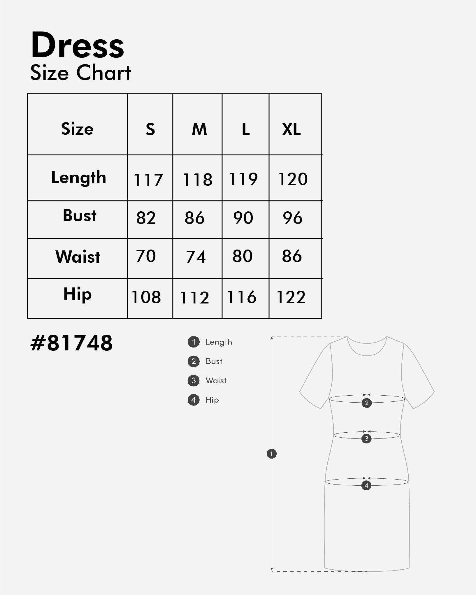 Elsie Frill Cold Sleeves Dress 81755