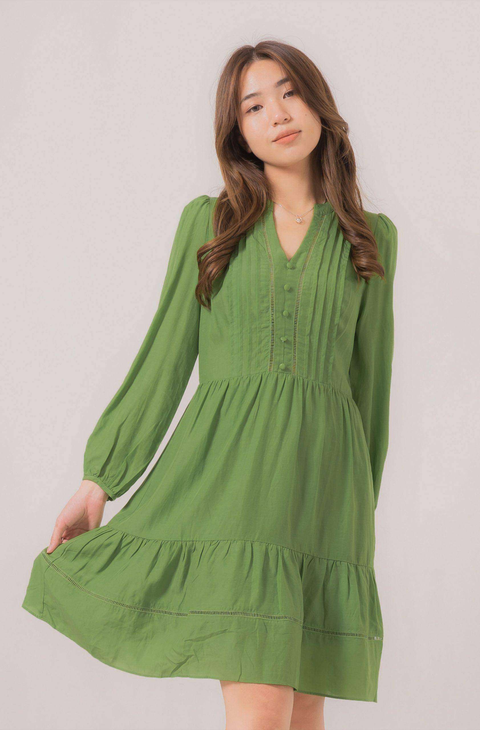 Clea Flower Frill Dress 85518