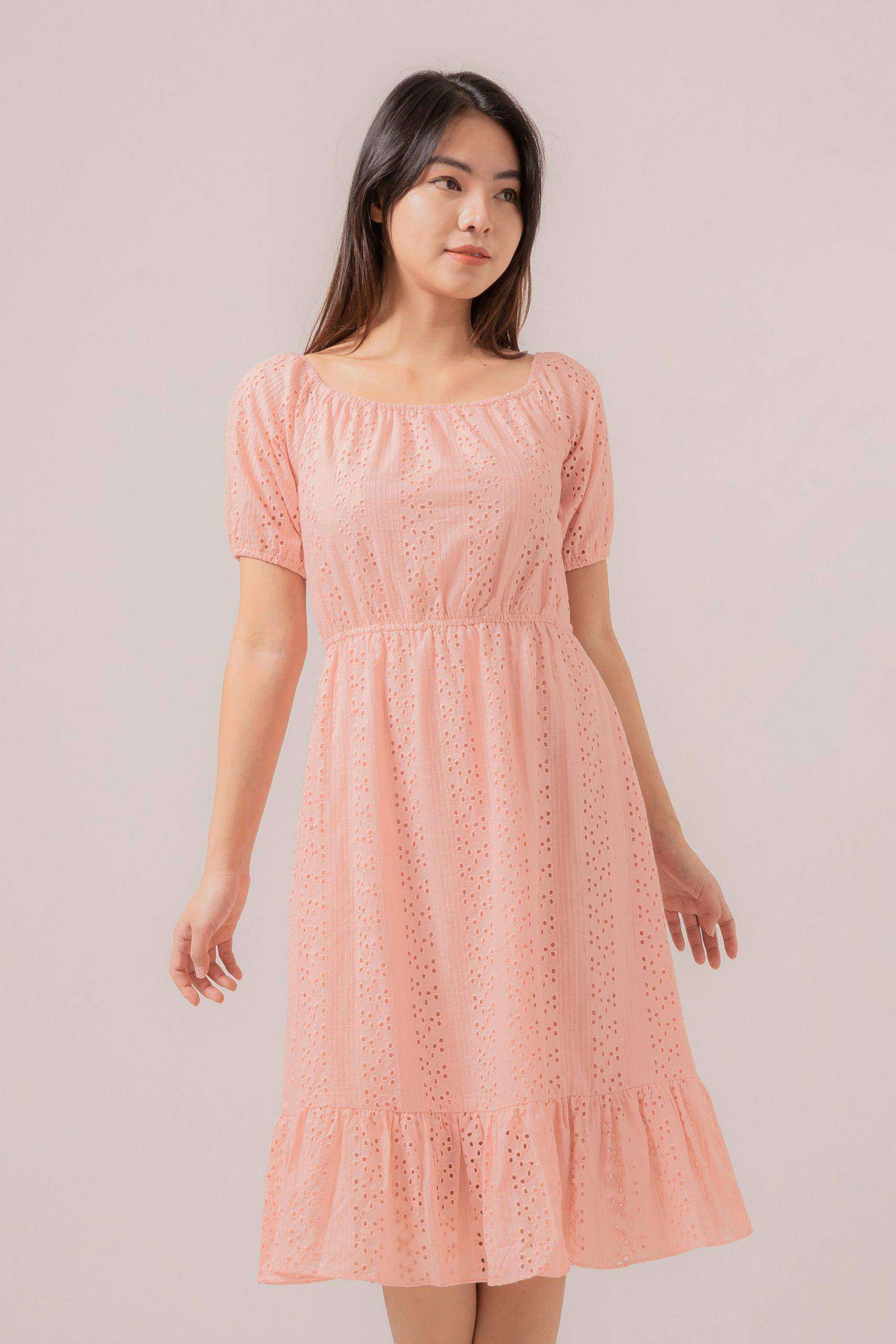 Selvine Pleated Front Slit Skirt 85746