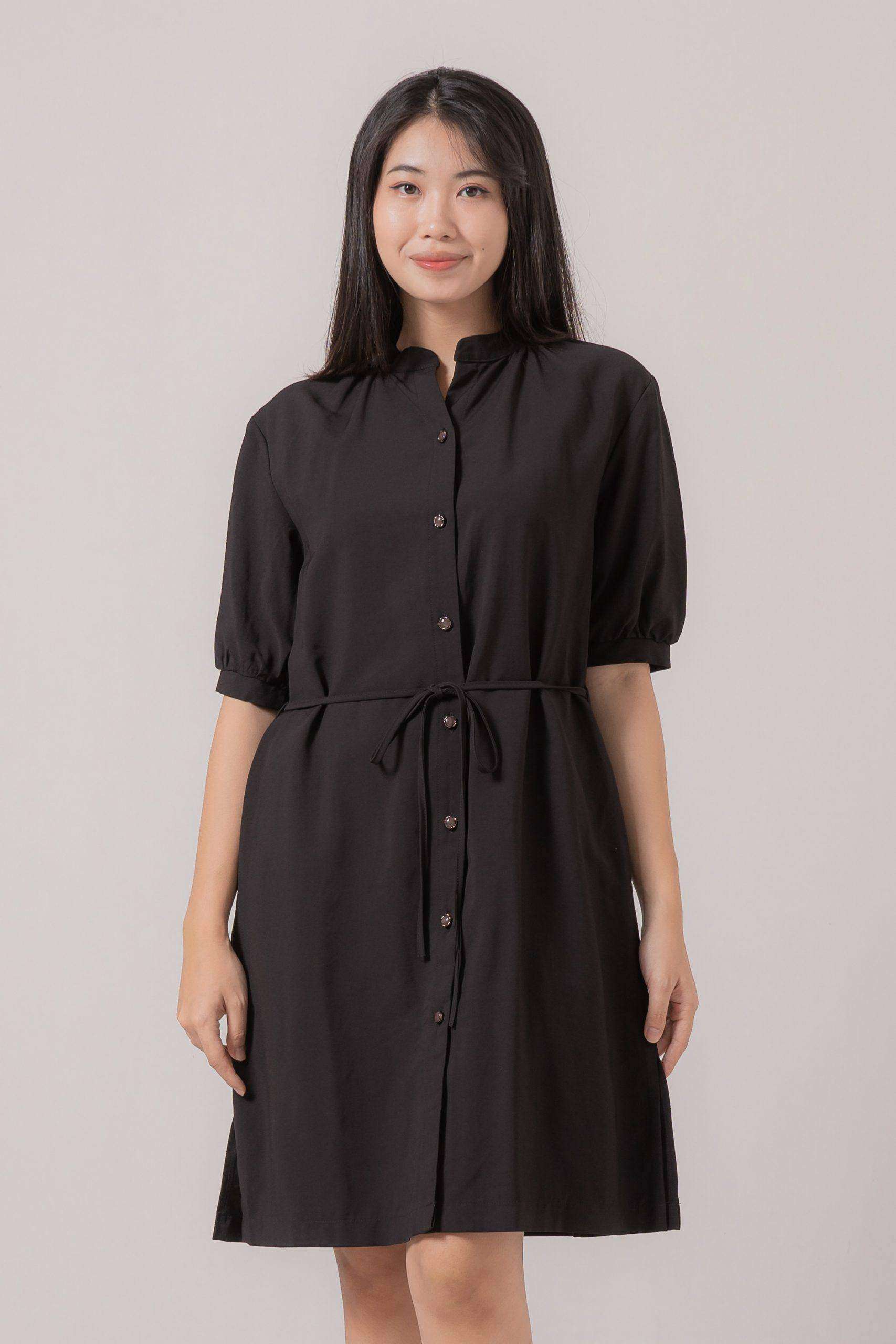 Mirae Tartan Textured Mini Dress 85587