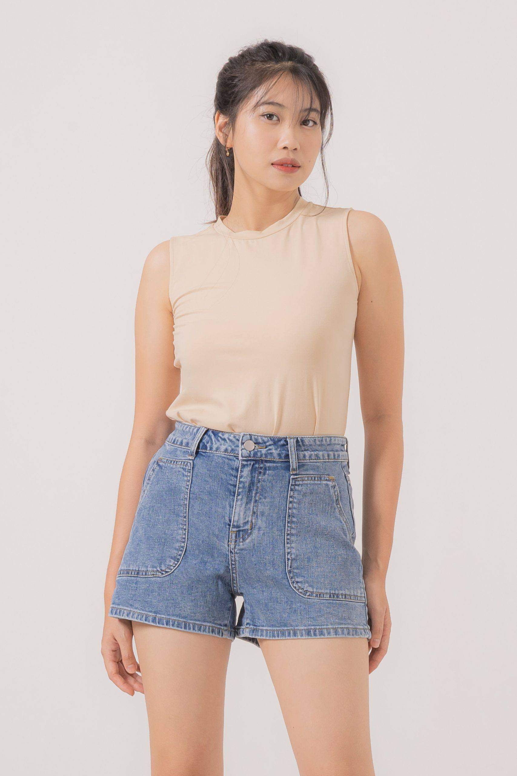 Valenska Butterfly Padded Sleeves Top 85718