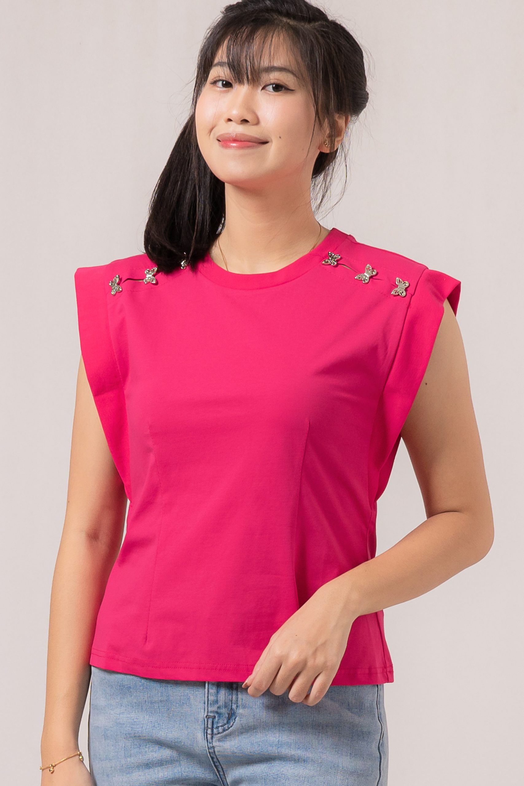 Shanika Overlay Romper 81626