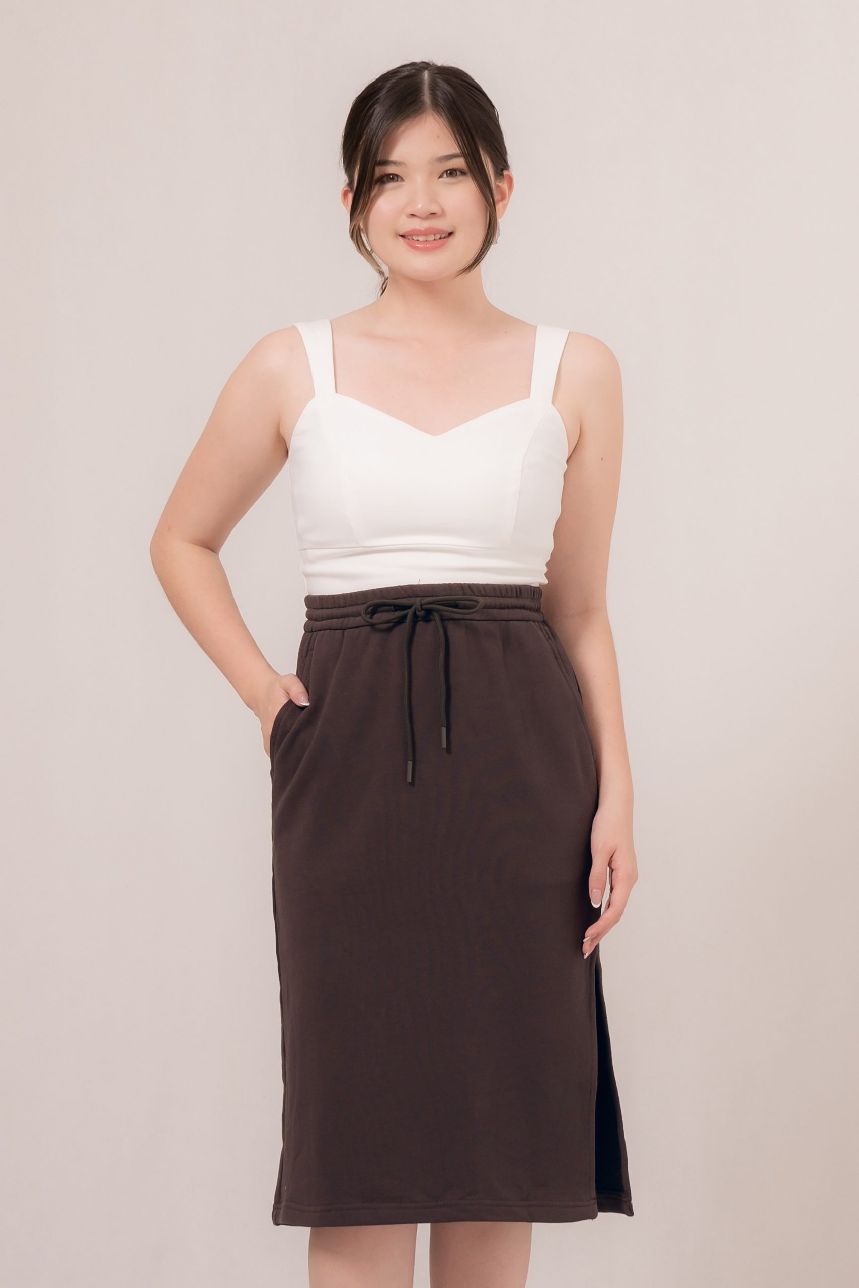 Finley Rhinestones Sateen Top CC30710