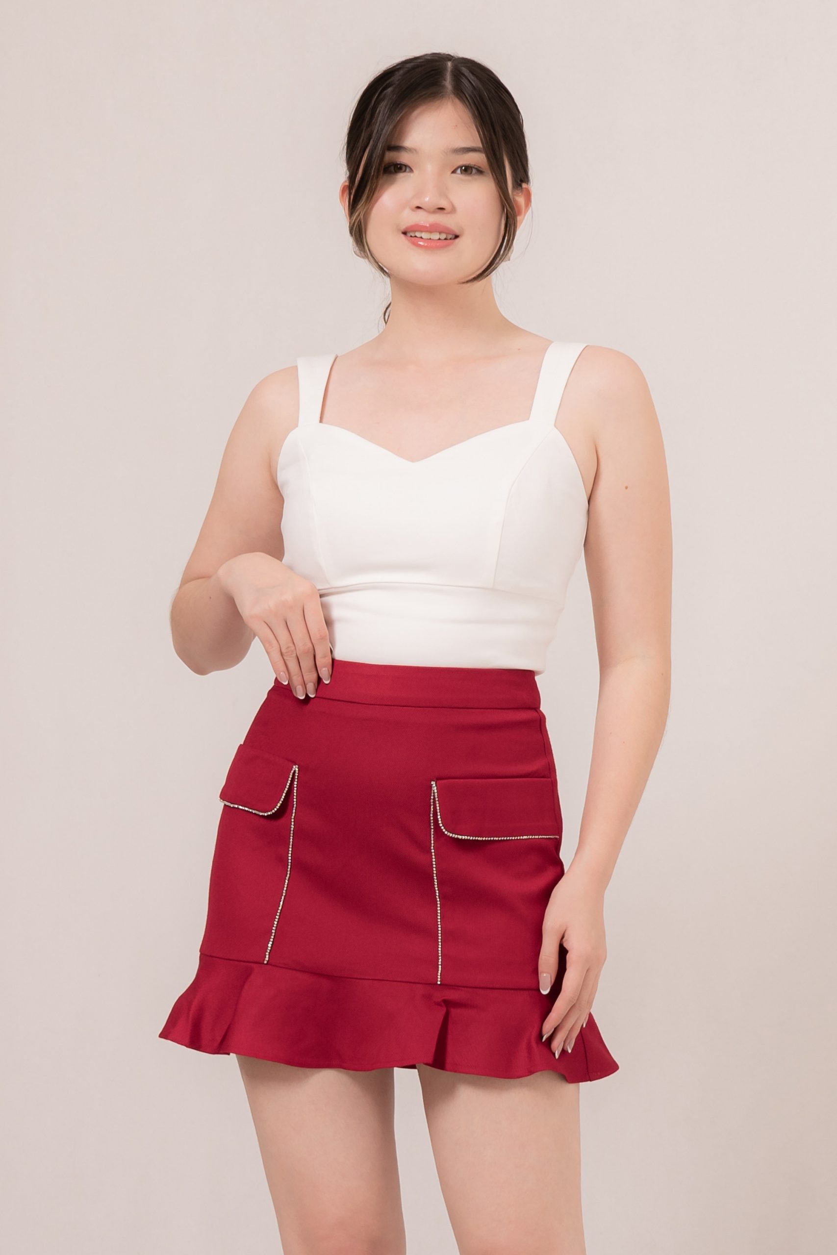 Dentia Brocade Sleeves Top 85536