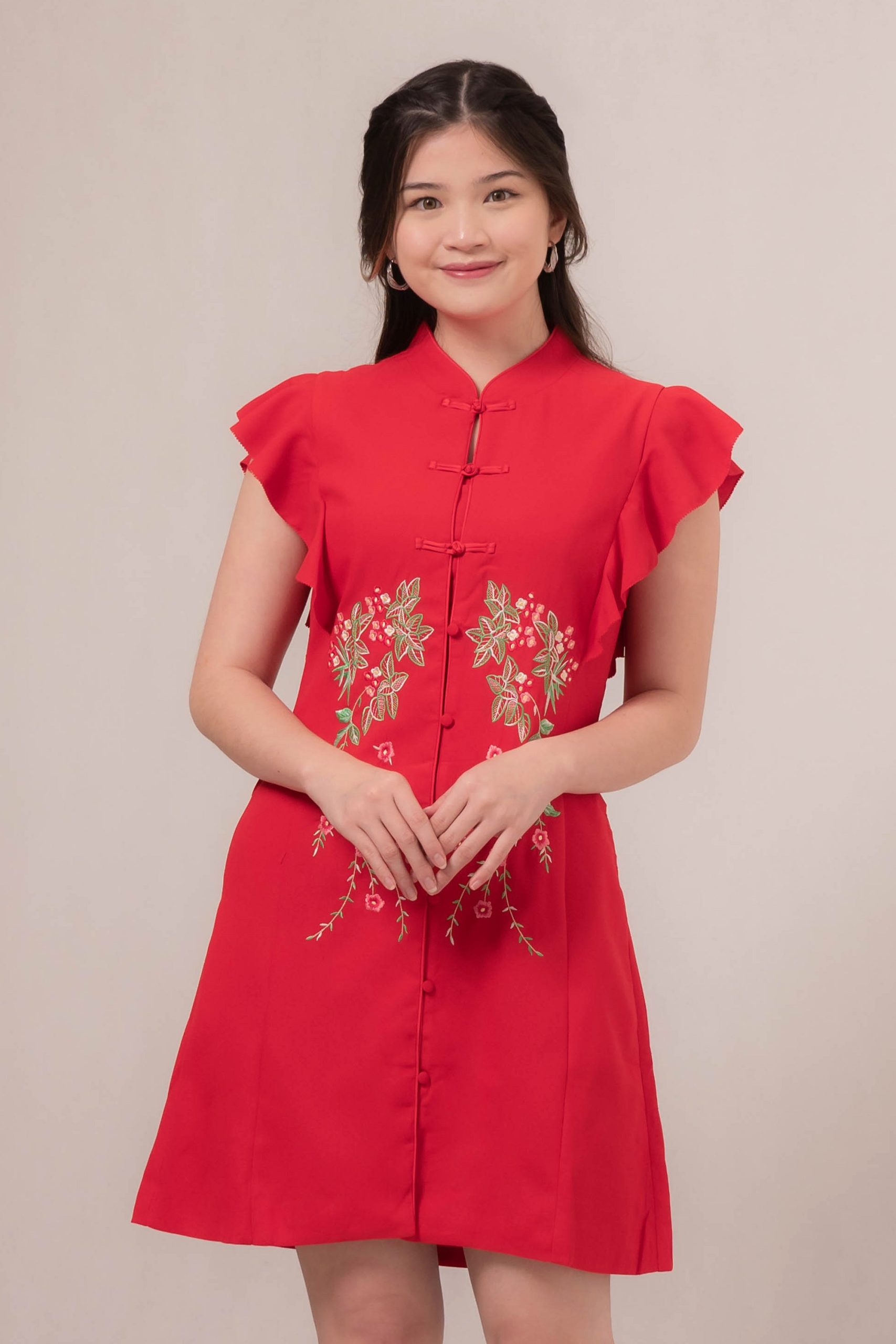 Zelda Ripped Unfinished Denim Pants 5185