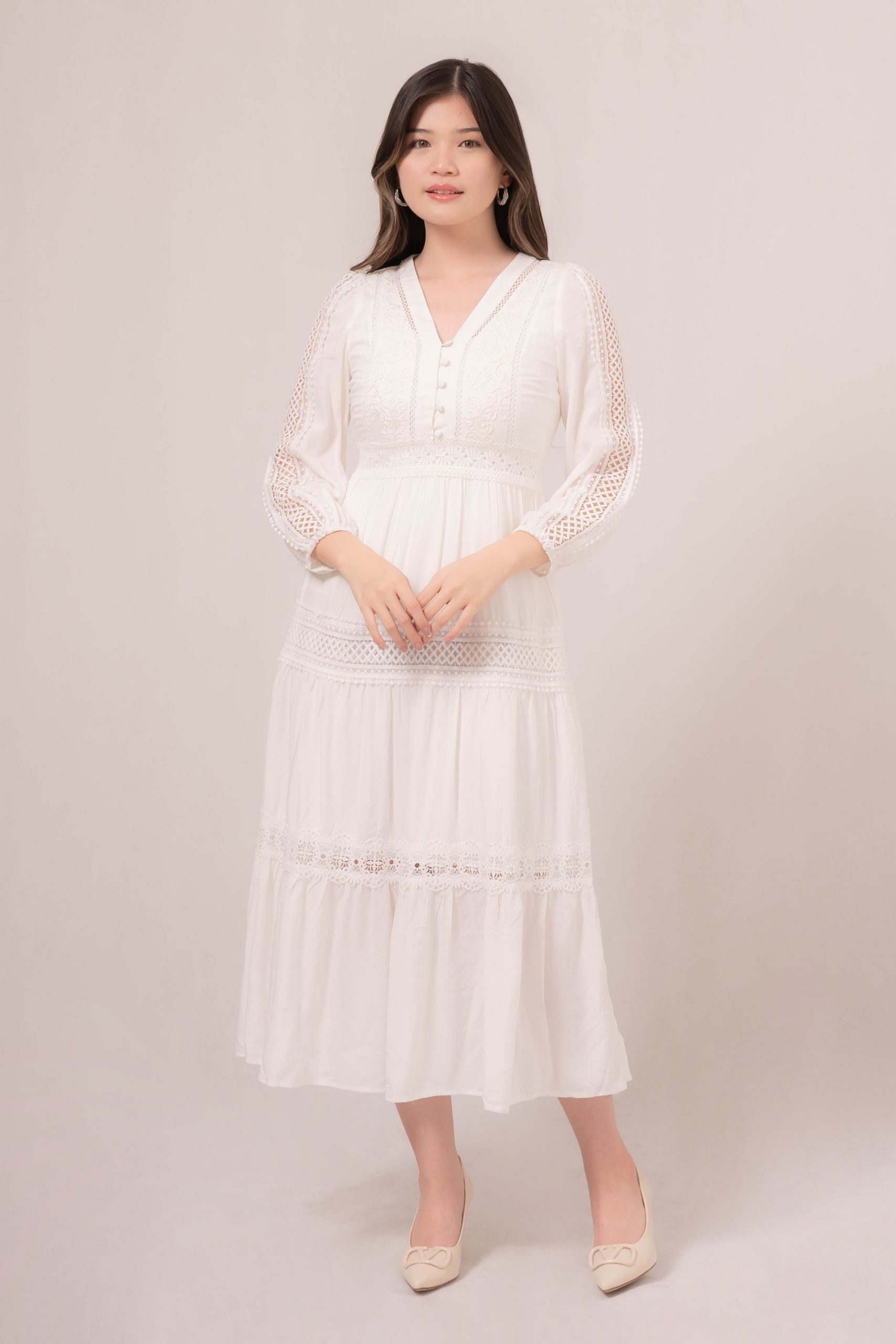 Teresa Flower Fringe Denim Short 5142