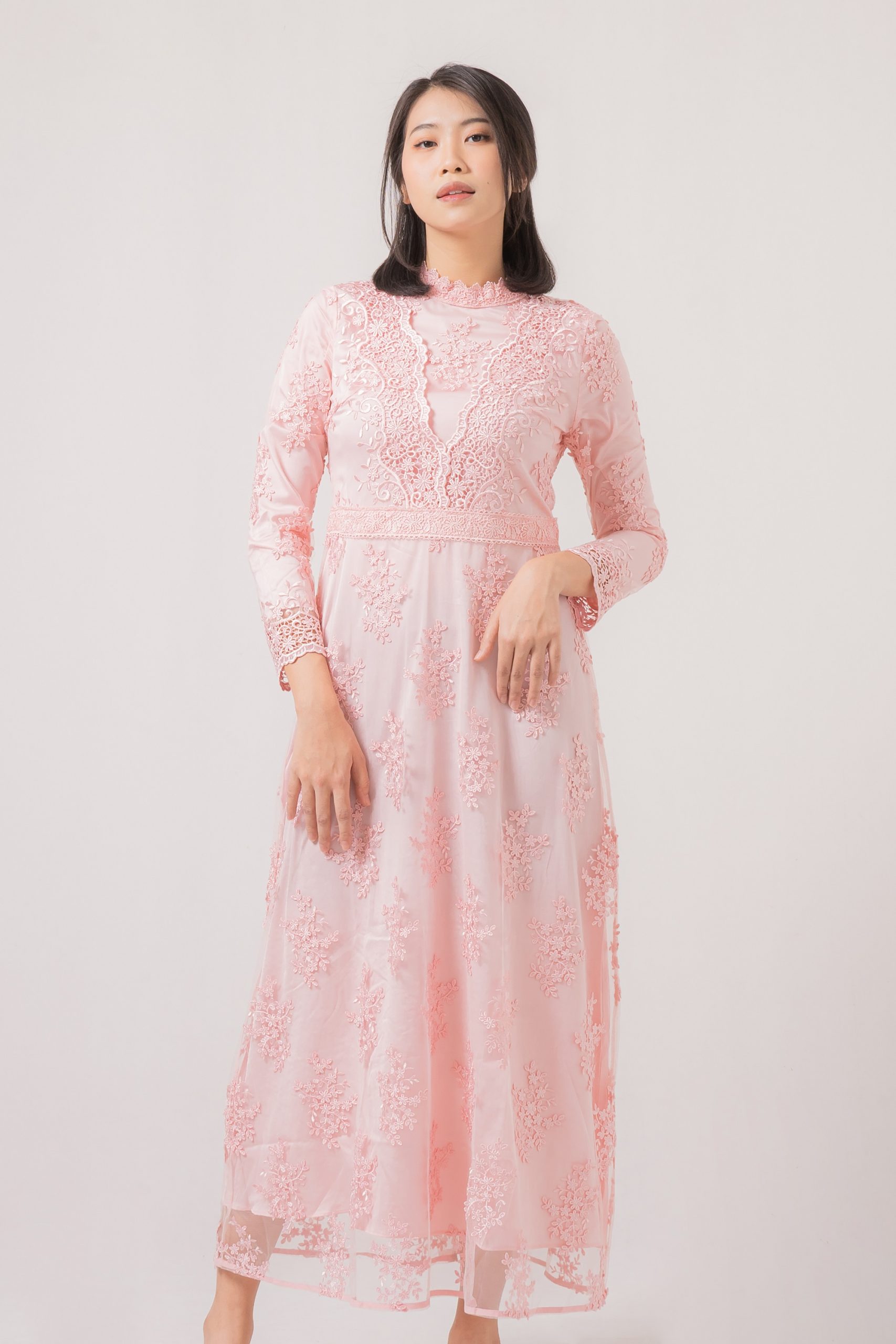 Verena Front-Tie Midi Dress 85622