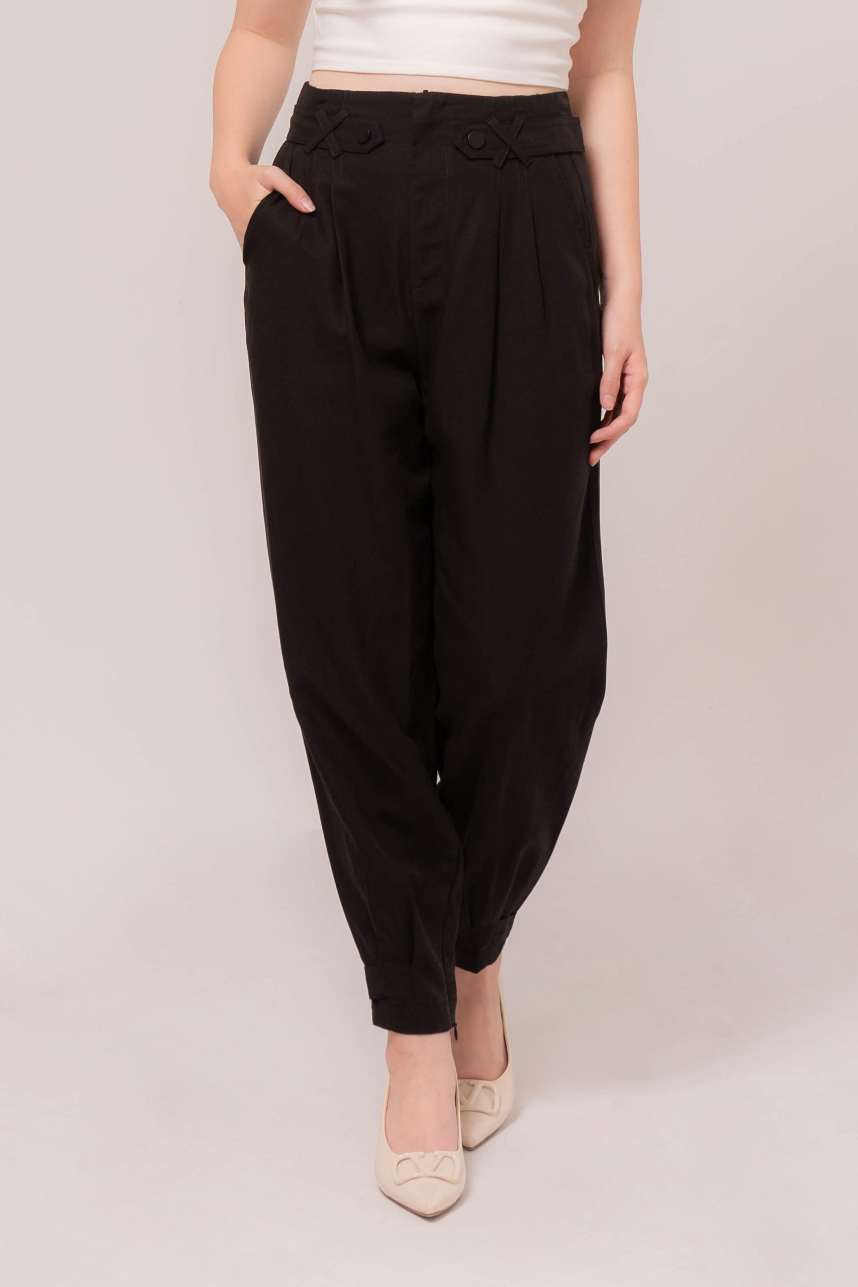 Noemi Pearl Button Mini Skirt 85585