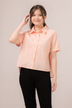 Perrie Cold Shoulder Top 85707