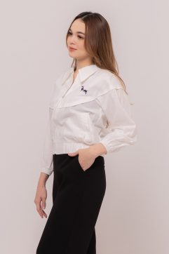 Hanie Zipper Crop Jacket CC31518