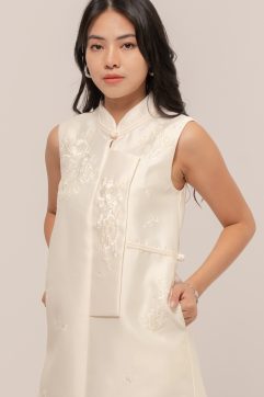 Haejin Lace Polkadot Top 524848