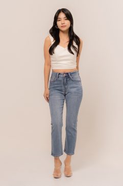 Keisha Cutout Neck Top 110