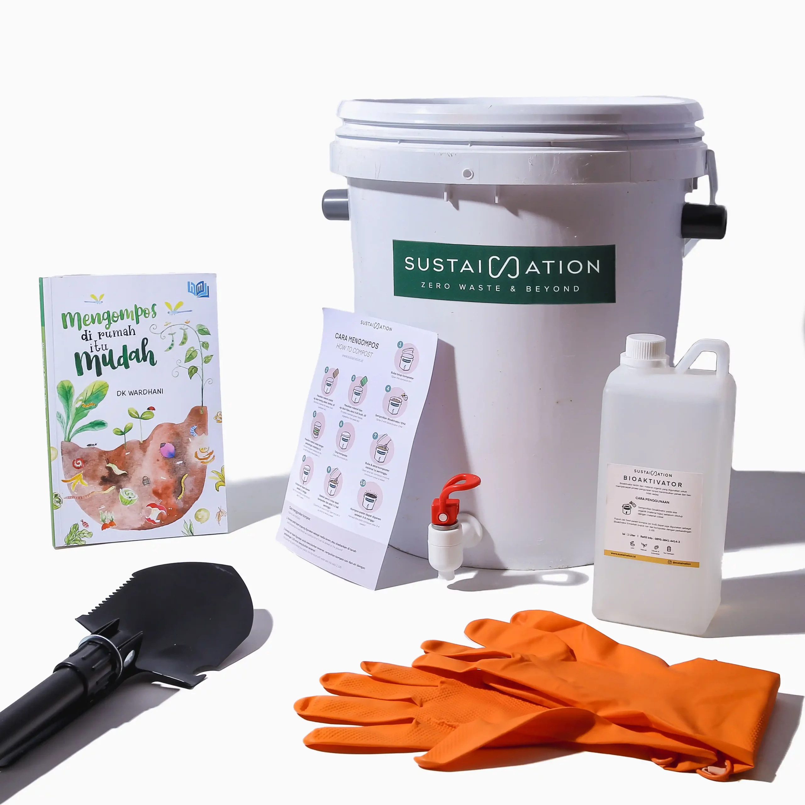 Komposter Set Sekop Besar Buku