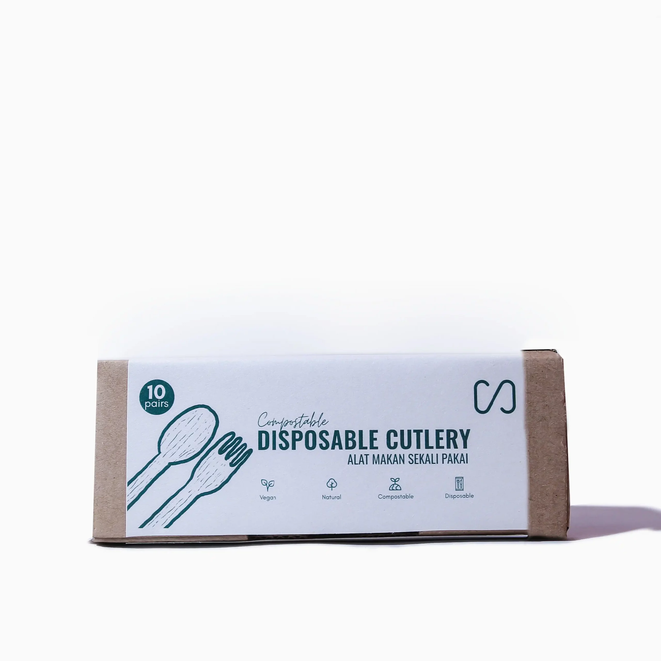 Alat Makan Sendok-Garpu Kayu