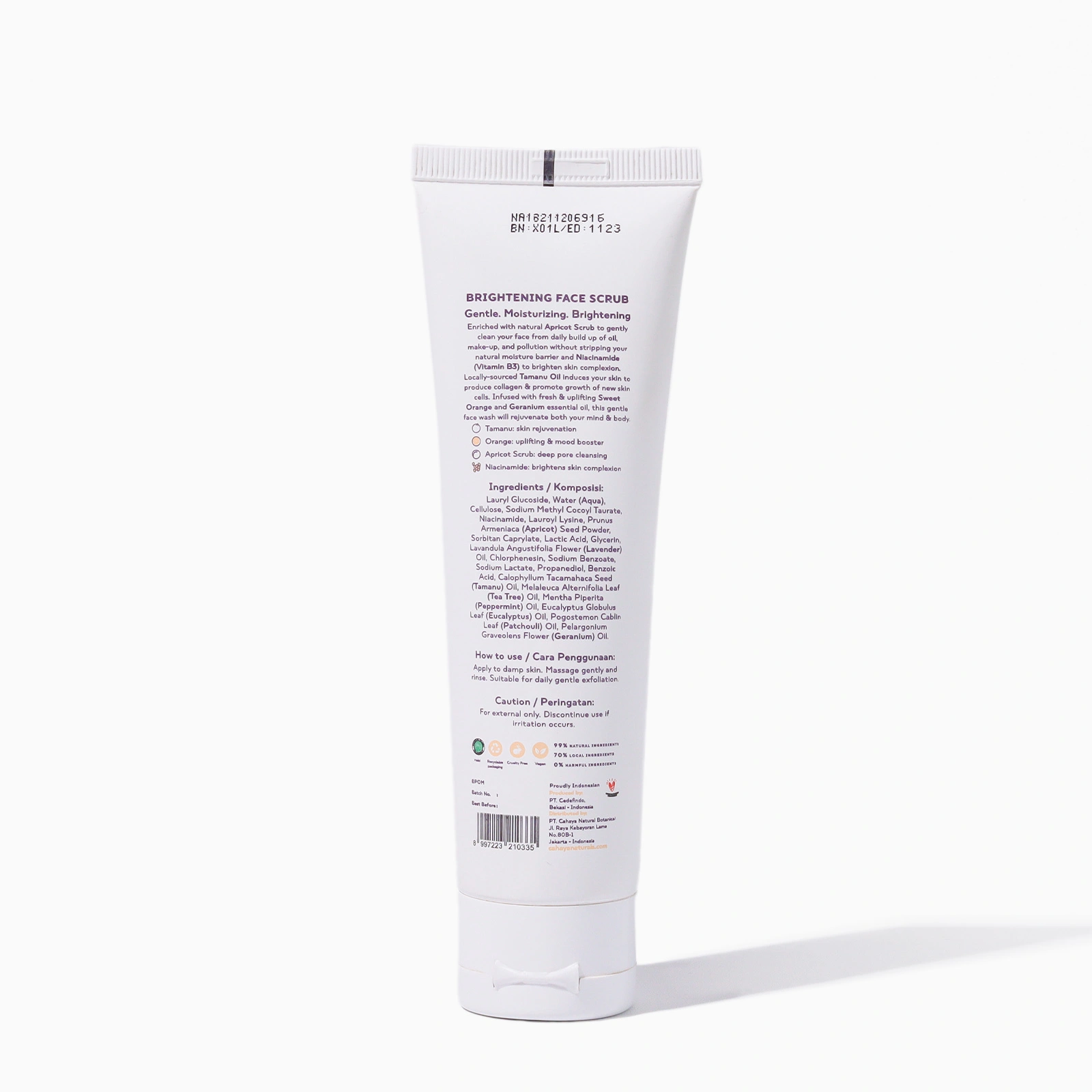 Cahaya Naturals - Face Scrub 3