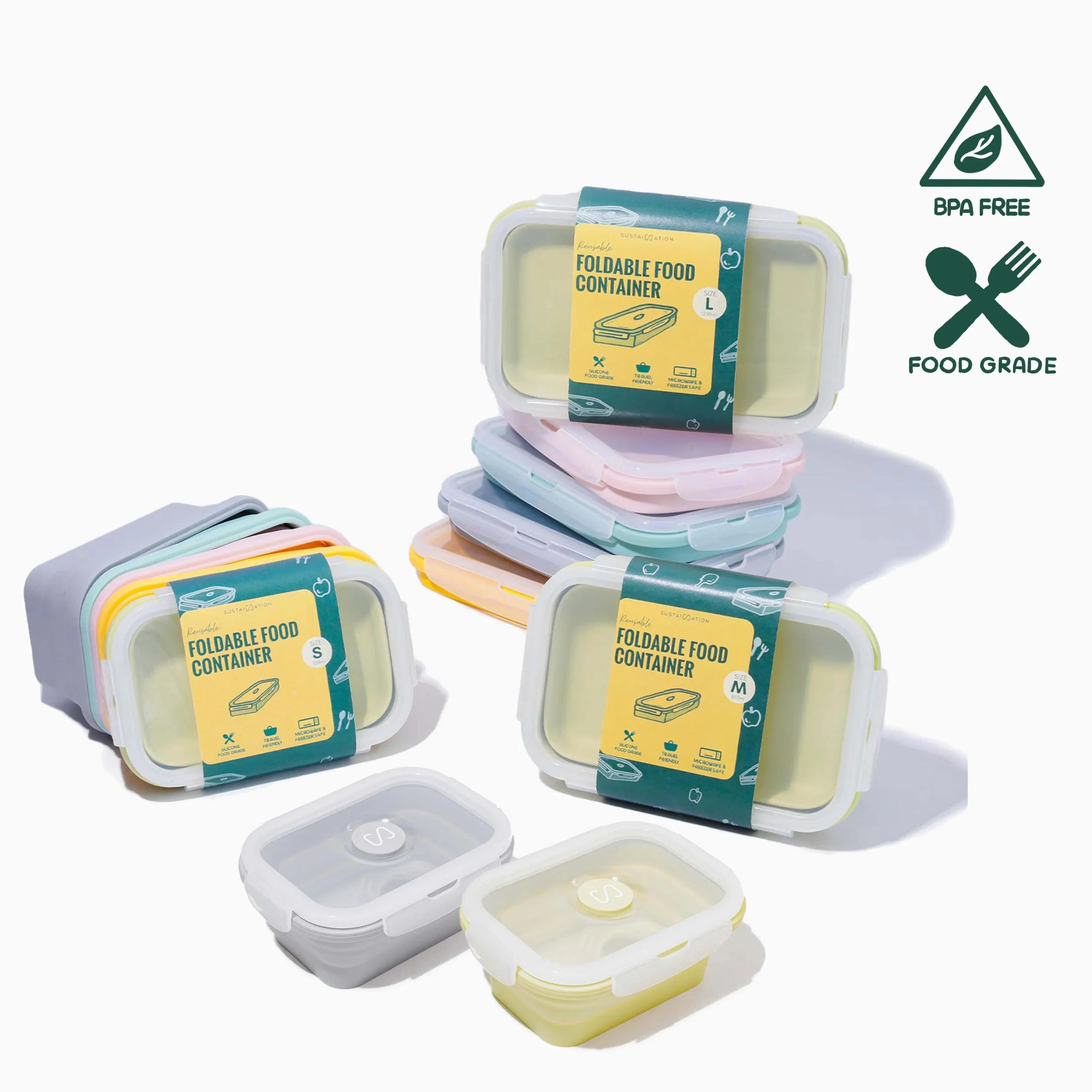Foldable Food Container Cover