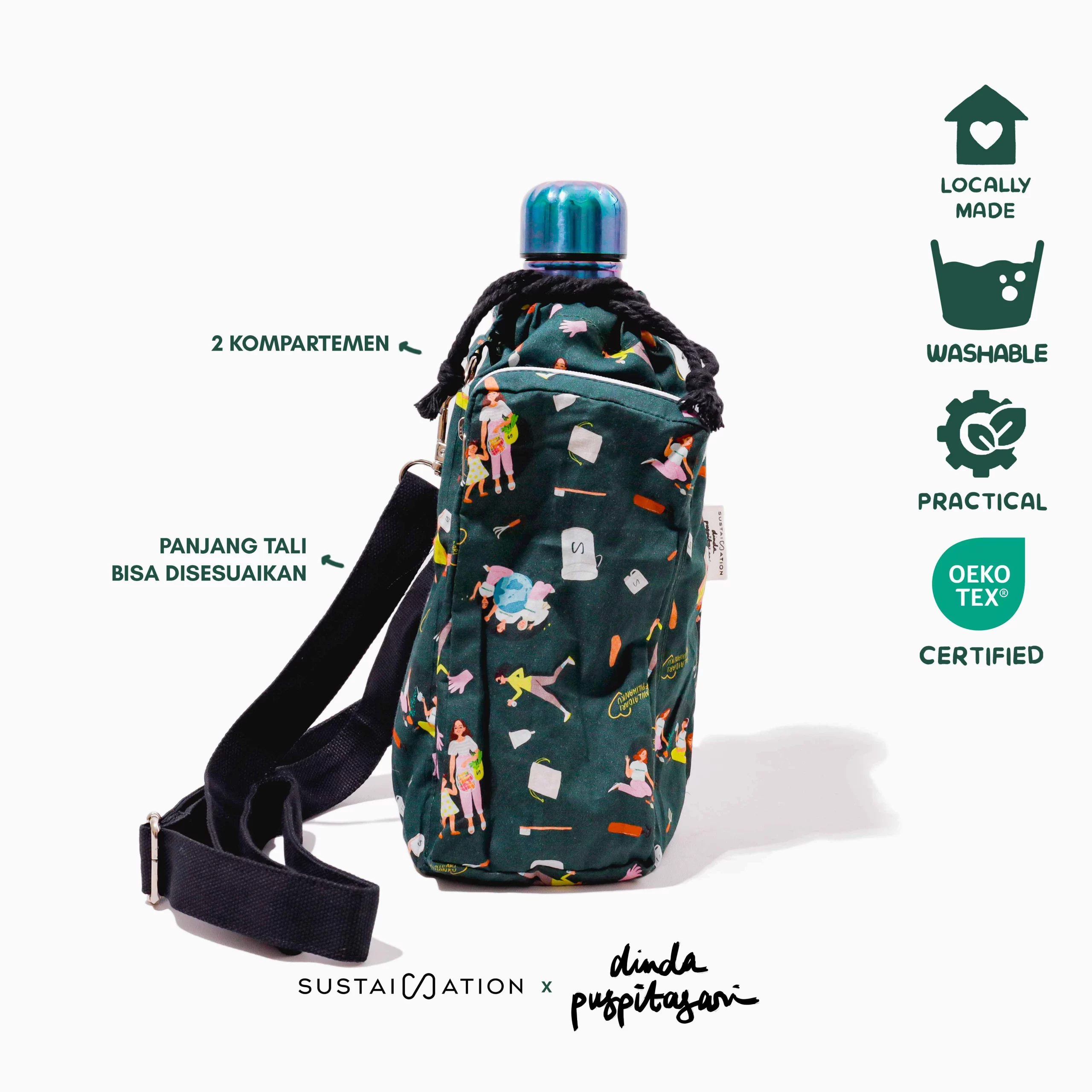 Dinda Sling Bag Black Cover
