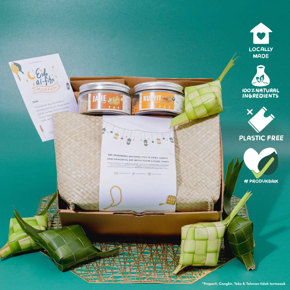 Hampers Rempah Jamu Herbal Ecofriendly Gift Set by Sustaination (2pcs)
