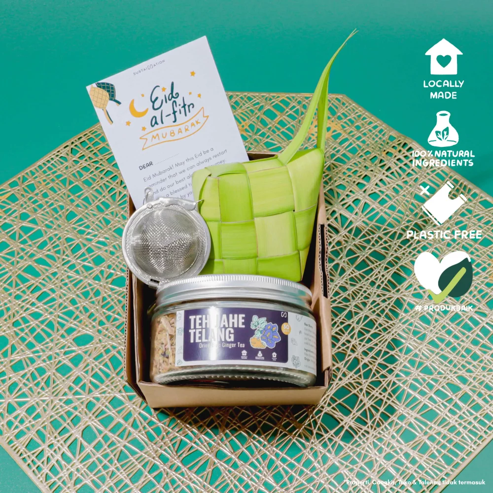 Hampers Royal Tea Tisane Ecofriendly Gift Set by Sustaination (2pcs)