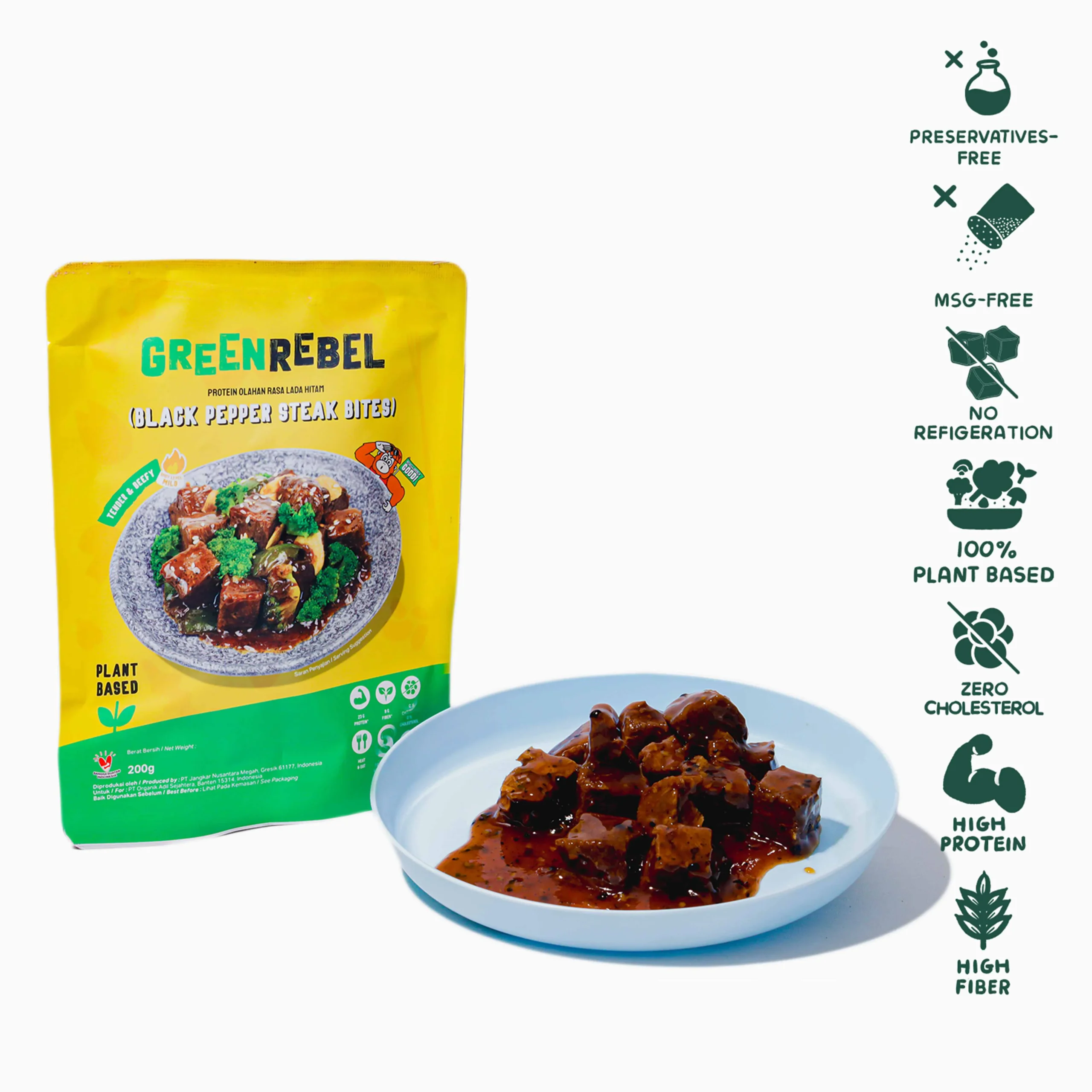 Green Rebel Steak Cover