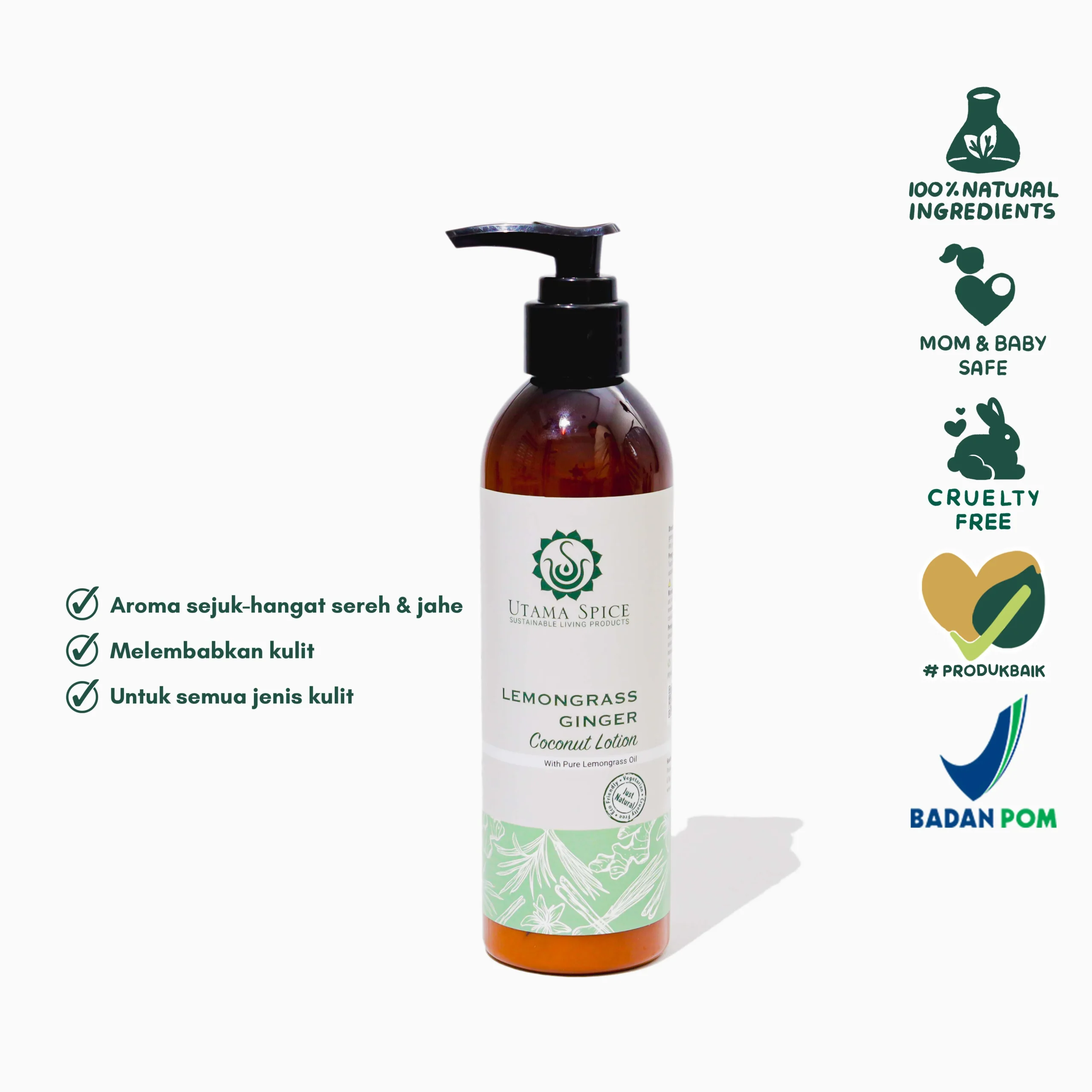 Utama Spice Lotion Lemongrass Cover